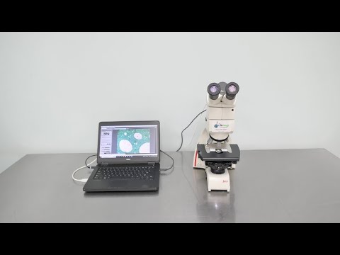 Leica DM750 Microscope with ICC50W Camera ID 16911