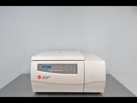 Beckman Coulter Allegra X 12R Refrigerated Centrifuge Video ID 22354
