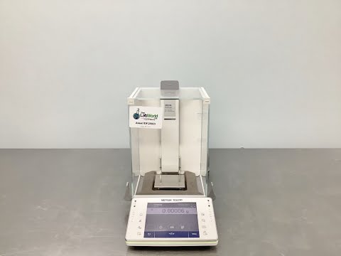 Mettler Toledo XPE105 Analytical Balance Video ID 25923