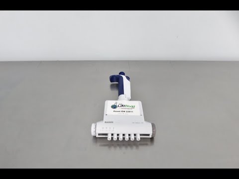Rainin Pipet-Lite XLS 6 Channel Adjustable 100-1200ul ID 22911