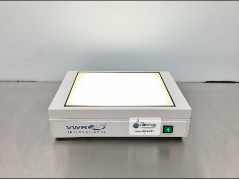 VWR White Light Transilluminator Video ID 24572