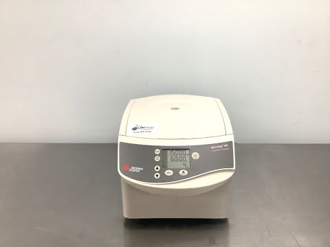 Beckman Coulter Microfuge 20R Refrigerated Centrifuge Video ID 24535