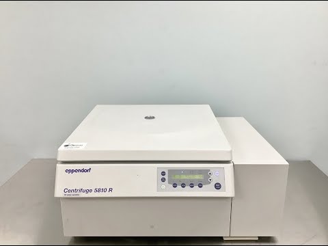 Eppendorf 5810R Centrifuge Video ID 25350