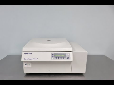 Eppendorf Centrifuge 5810R Video ID 18844