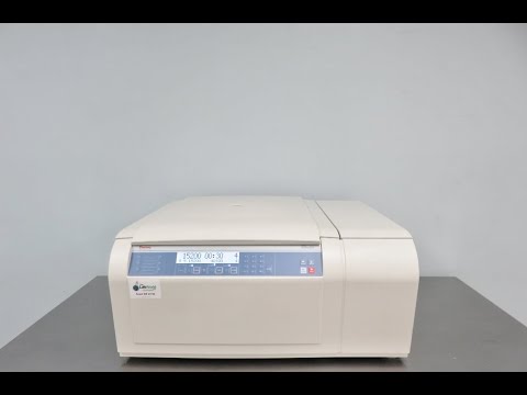 Thermo Sorvall Legend XTR Refrigerated Centrifuge Video ID 23750