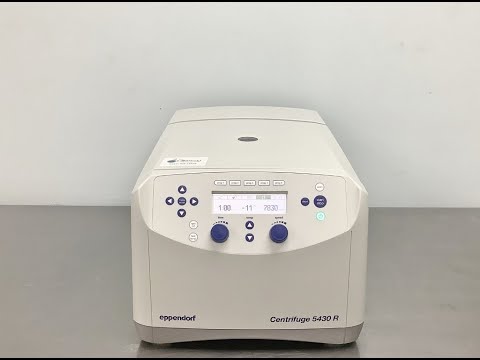 Centrifuge 5430 R Video ID 24806