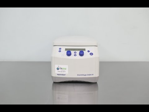 Eppendorf 5424R Refrigerated Centrifuge Video ID 24644