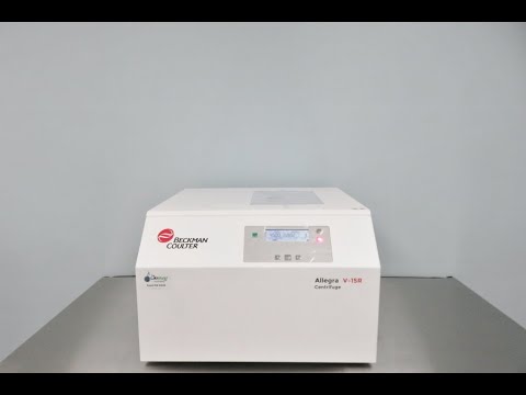 Beckman Coulter Allegra V 15R Centrifuge Video ID 23638