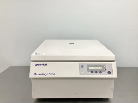 Eppendorf 5810 Centrifuge Video ID 25355