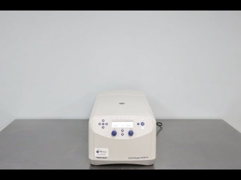 Eppendorf 5430R Centrifuge Video ID 23562