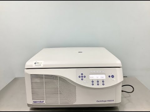 Eppendorf 5920R Refrigerated Centrifuge Video ID 24298