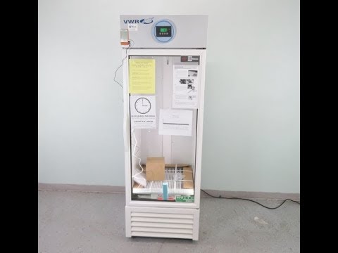 Eco-Friendly Glass Door Lab Refrigerator - Unused