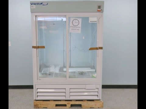 Glass Double Door Lab Refrigerator Video ID 24354