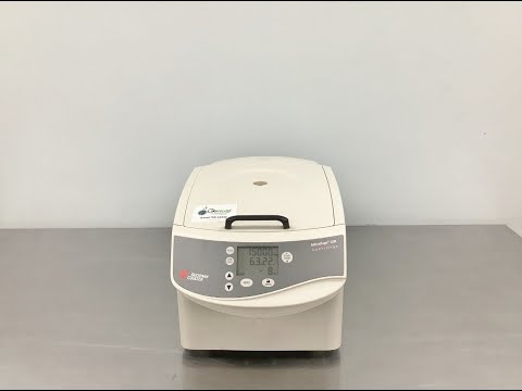 Beckman Coulter Microfuge 20R Centrifuge Video ID 24536
