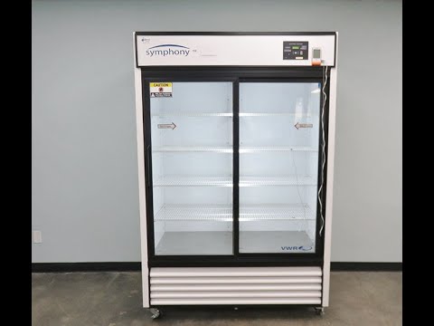 VWR SCLP 47 Symphony Double Glass Door Refrigerator for Sale