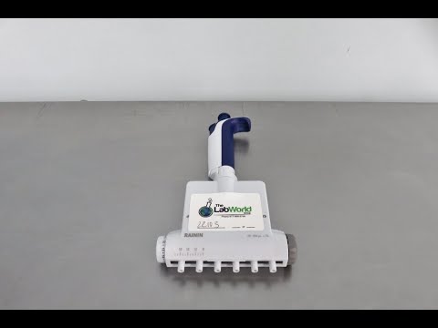 Rainin Multichannel Pipette with Adjustable Spacer Video ID 22103