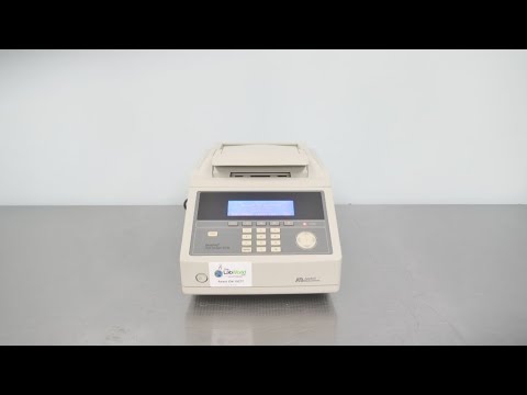 Geneamp PCR System 9700 Video ID 19377