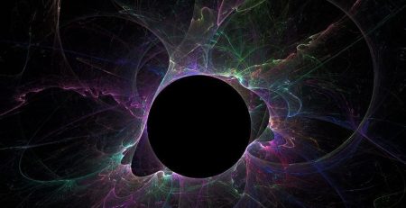 a picture of a frontal view of a massive black hole