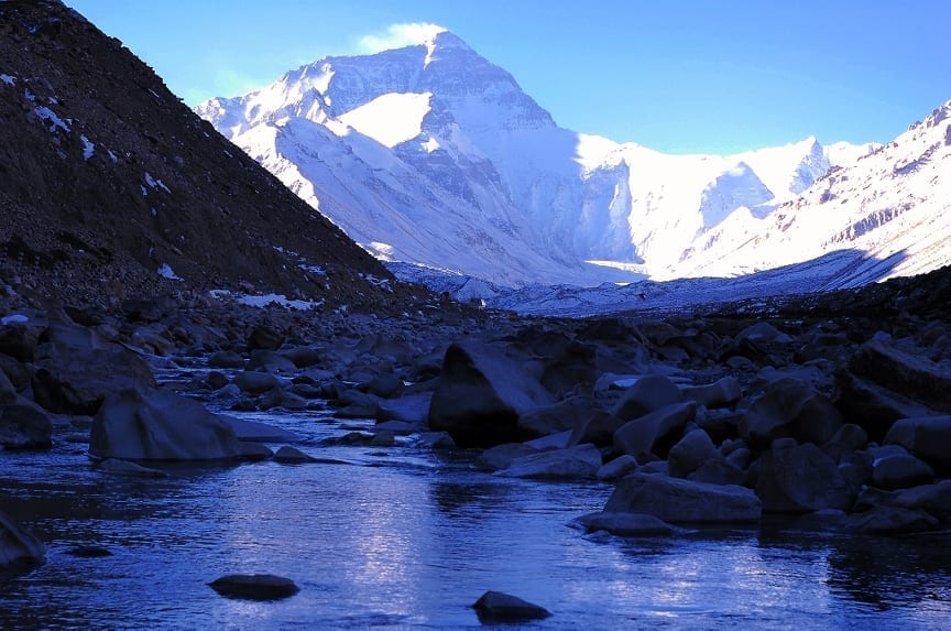 The highest peak has been shifted by the powerful Nepal earthquake