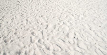 Image of white field of sand