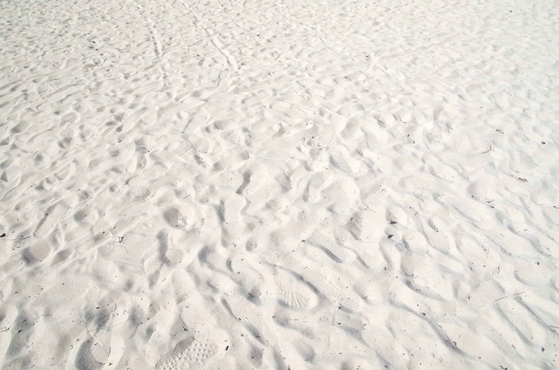Image of white field of sand