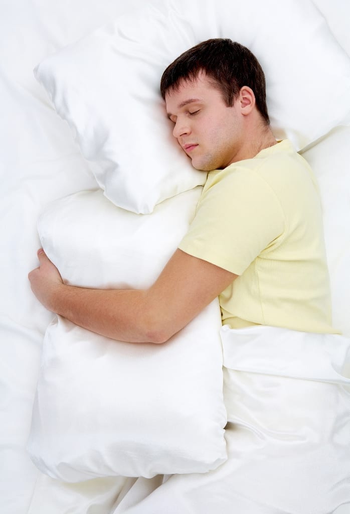 Image of man sleeping