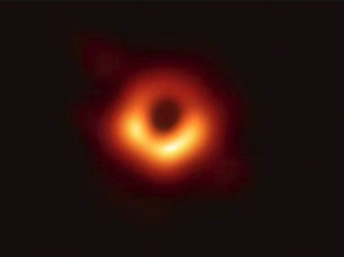 Image Credit: By Event Horizon Telescope - EHT Collaboration. First Image of a Black Hole. ESO., CC BY 3.0, https://commons.wikimedia.org/w/index.php?curid=77916527