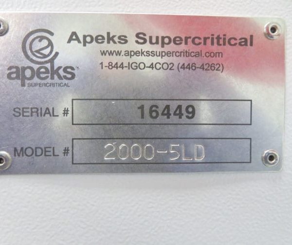 Apeks Supercritical CO2 Extractor