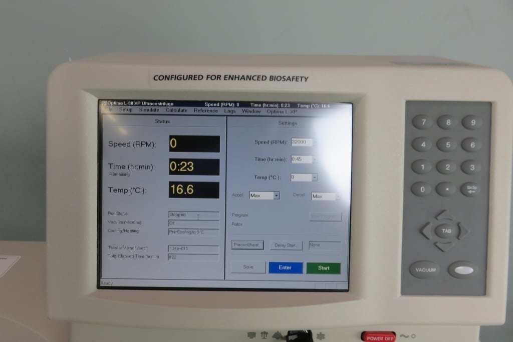 Beckman Ultracentrifuge Optima L100XP