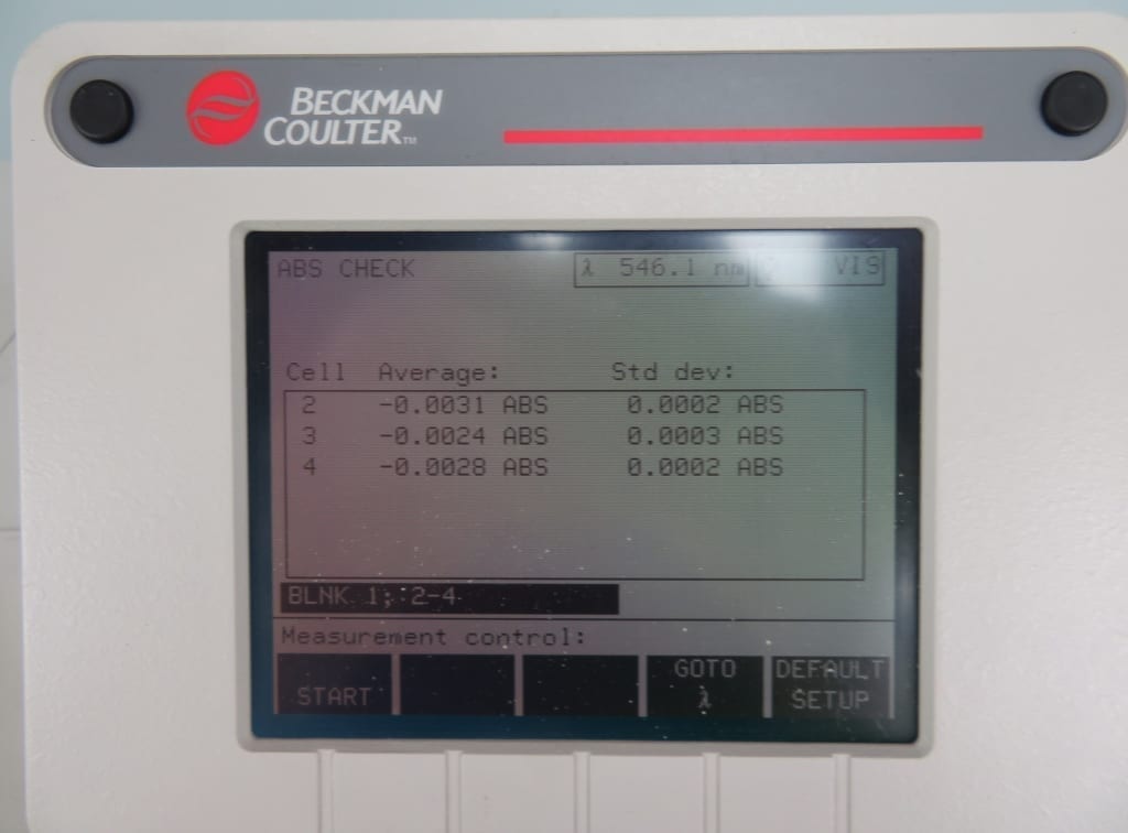 Beckman DU520 UV-Vis Spectrophotometer