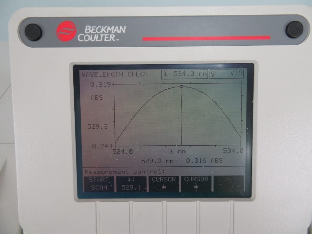 Beckman DU520 UV-Vis Spectrophotometer