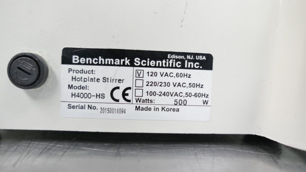 H3770-HS - Benchmark Scientific, Inc.