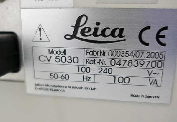 Leica CV5030 Coverslipper - The Lab World Group