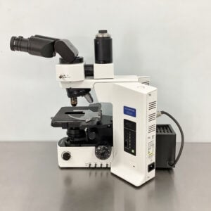 Olympus bx51 microscope left video