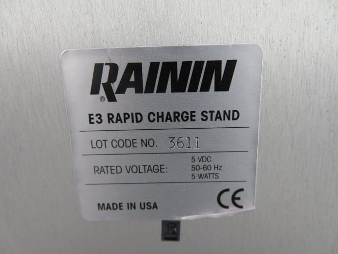 Rainin EDP3Plus Pipette Lot LTS Tips