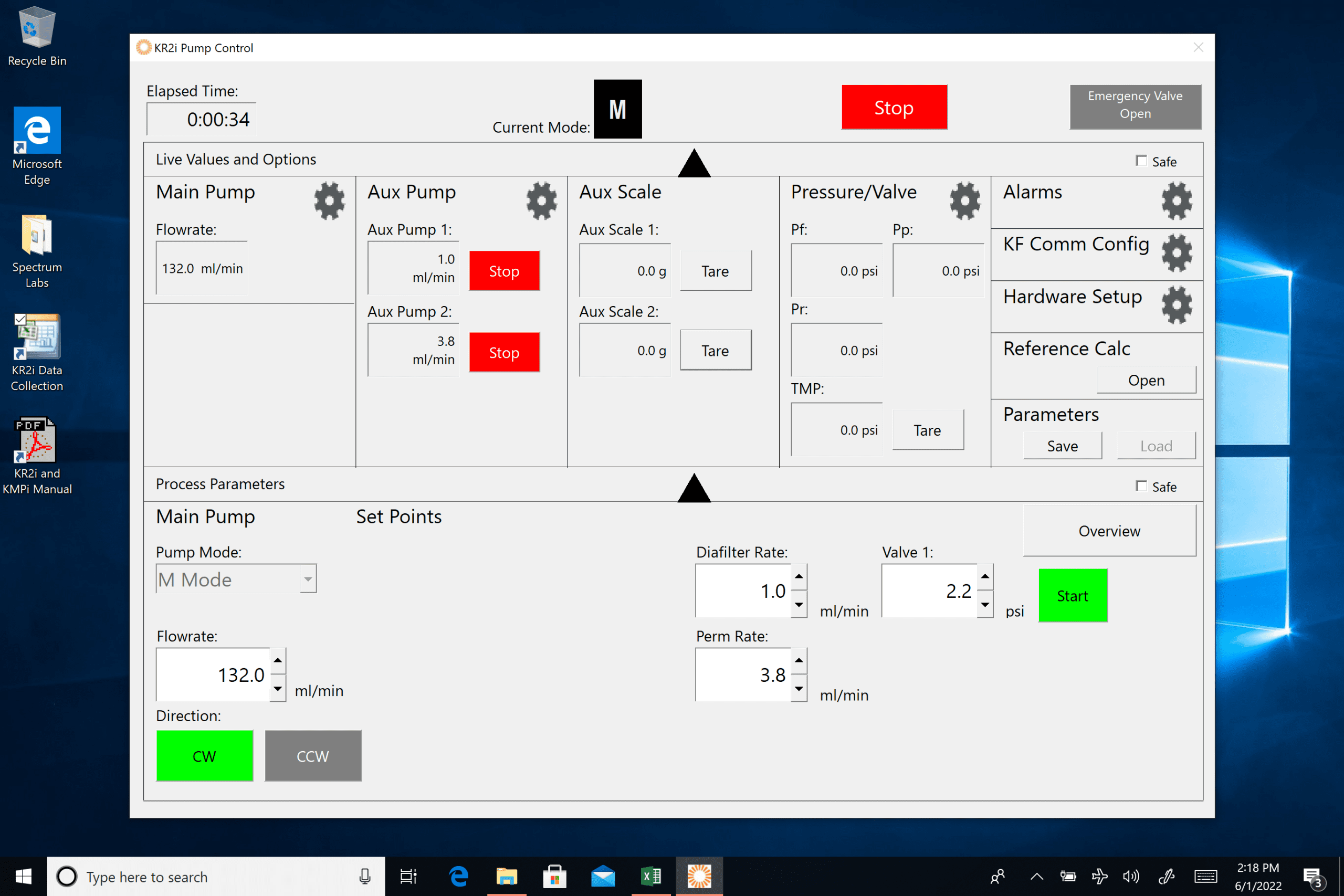 Spectrum Labs KrosFlo Research II TFF System