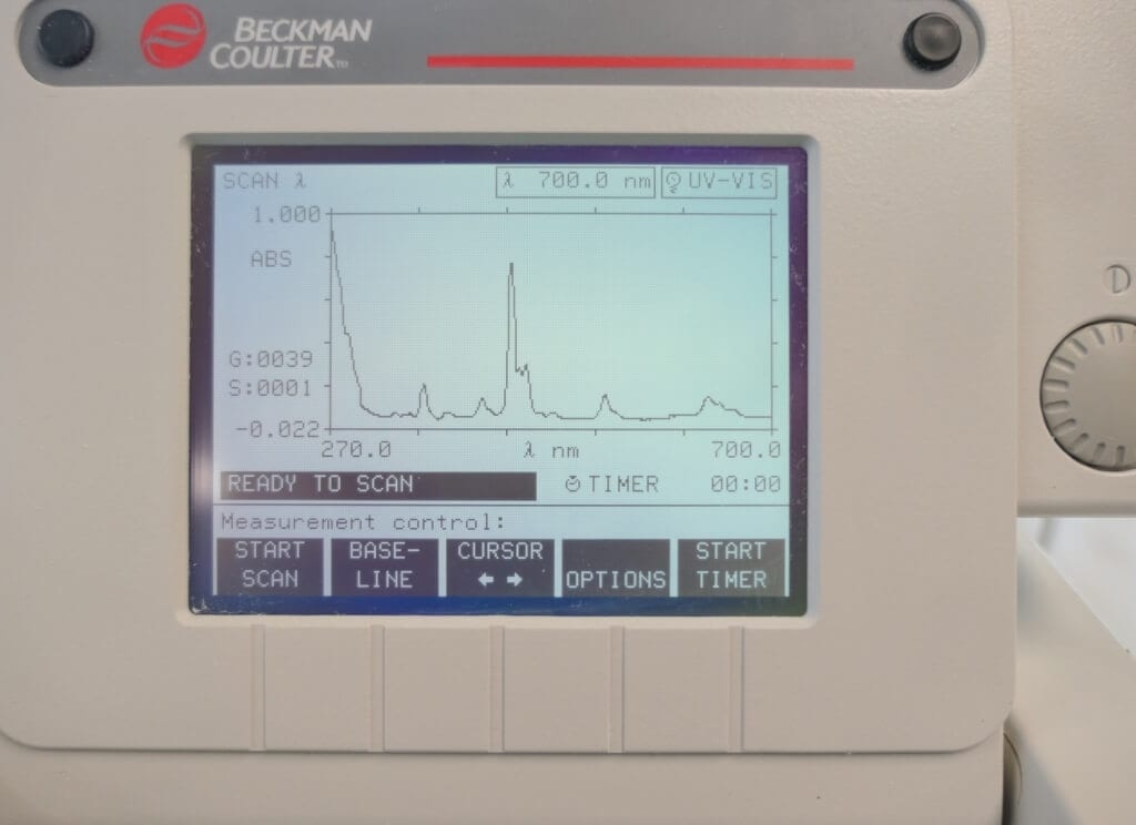 Beckman DU530 UV-Vis Spectrophotometer