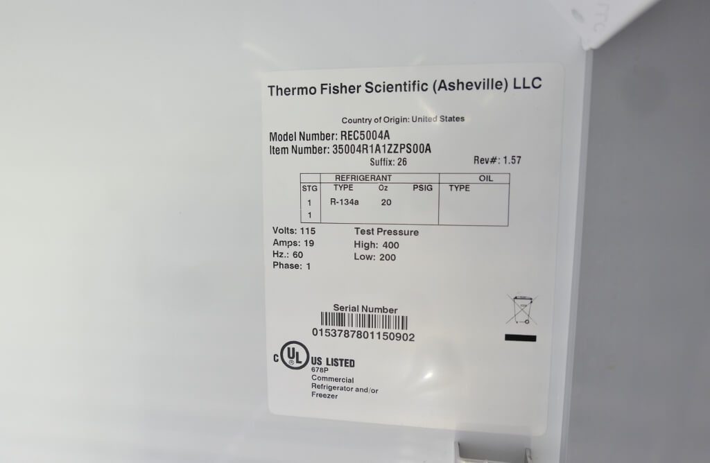Thermo Revco Chromatography Refrigerator The Lab World Group