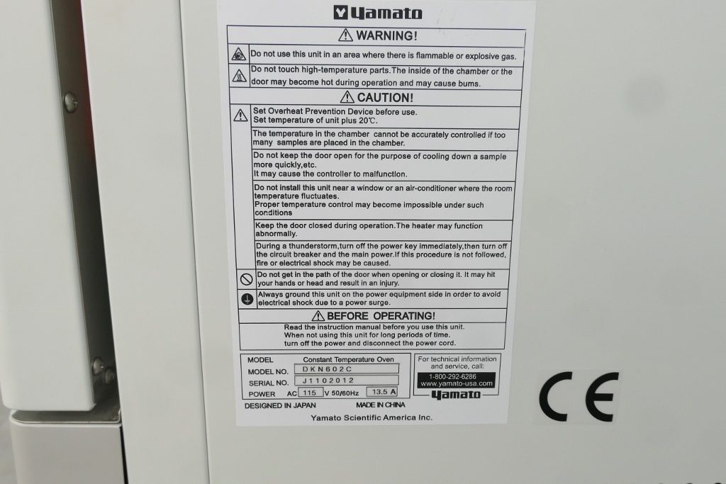 Yamato DKN602C Yamato Laboratory Drying Oven The Lab World Group