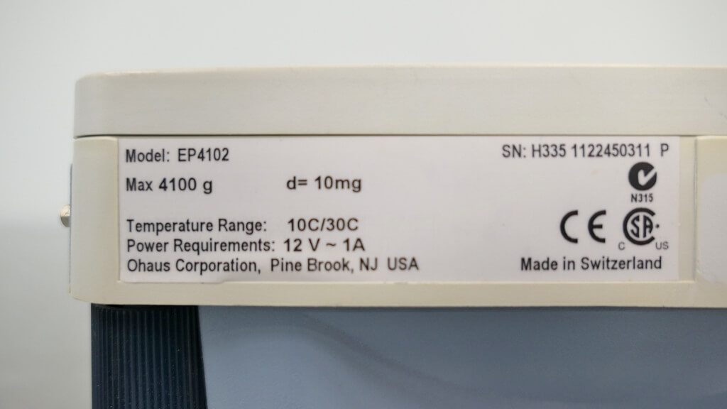 Ohaus Explorer Pro Balance EP4102 The Lab World Group