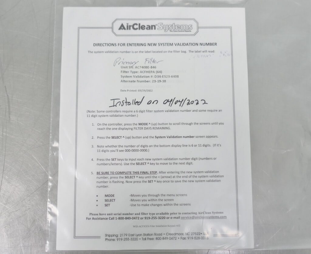 AirClean PowderSafe 740 Balance Enclosure The Lab World Group