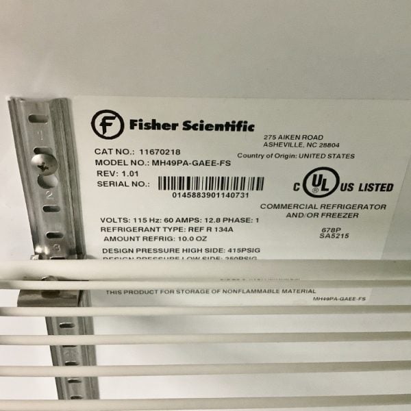 Fisher Chromatography Refrigerator - The Lab World Group