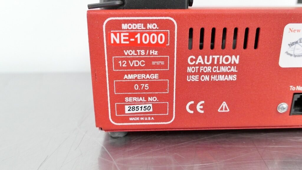 New Era Syringe Pump 1000 The Lab World Group