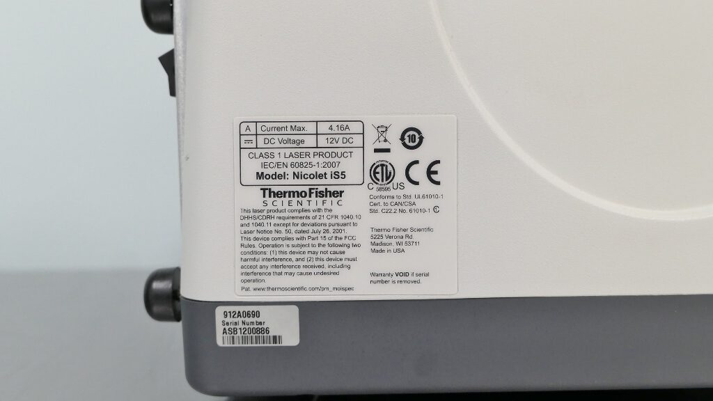 Thermo Nicolet IS5 FTIR Spectrometer The Lab World Group
