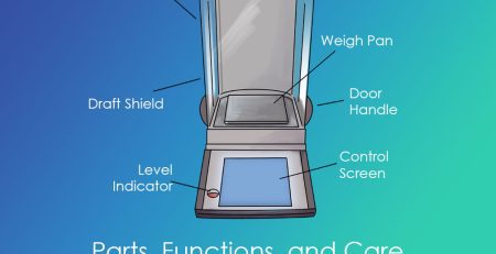 Parts and function of a lab balance