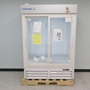 VWR glass door refrigerator hcls-47 video