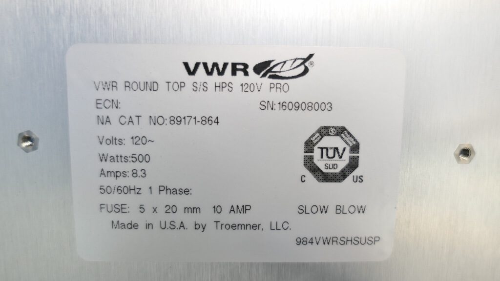 VWR Digital Hotplate Stirrer The Lab World Group