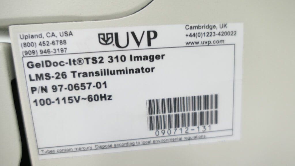 UVP Gel Doc System The Lab World Group