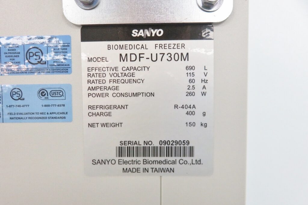 Sanyo Biomedical Freezer MDF-U730M - The Lab World Group