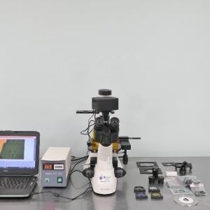 Amscope fluorescence microscope video